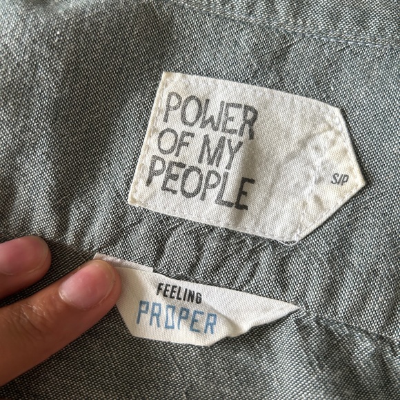 Power of My People Button Down Shirt - Picture 9 of 9
